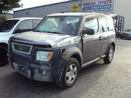 2005 HONDA ELEMENT EX, 2.4L AUTO AWD, COLOR GRAY, STK A15170